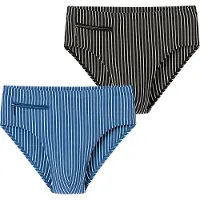 Schiesser Maillot de bain ' Ocean Swim ' bleu / noir / blanc