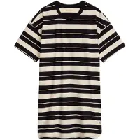 Marc O'Polo Chemise de nuit ' Mix N Match ' crème / brun foncé / noir