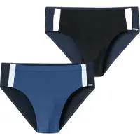 Schiesser Maillot de bain ' Ocean Swim ' bleu / bleu nuit