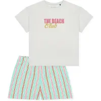 Schiesser Pyjama ' Nightwear ' menthe / rose / blanc