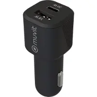 Muvit For Change Chargeur De Voiture Usb Qc 3.0 18w+ 1 Usb-c Pd 20w
