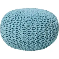 Beliani Puf 40 x 25 cm šviesiai mėlynas CONRAD