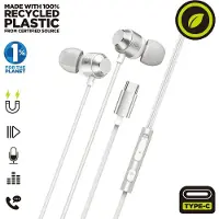 Muvit For Change M32 Usb-c Earphones Blanc