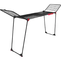 Vileda étendoir Infinity Flex Noir Grande Capacité Modulable, 30m D'étendage -