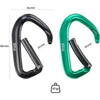 Fixe Climbing Gear Puput Quickdraw 4 Units Argenté 12 cm