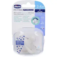 Chicco PhysioForma Luxe sucette 2-6 m gris 1 pc