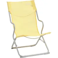 Outwell Sauntons Lux Folding Chair Jaune 54 x 52 x 82 cm