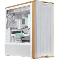 Lian Li Lancool 217 Wood Pc Tower Case Blanc
