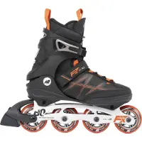 K2 F.I.T. 80 Alu, rollers pour homme, noir/orange
