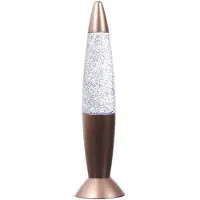 Home Deco Factory Lampe - - Décorative - À Paillettes - Noir et Transparent