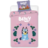 Blueys Ensemble de literie pour enfant Bluey Blossom 100 x 135 cm