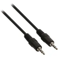 Logilink - Câble audio - mini-phone stereo 3.5 mm mâle pour mini-phone stereo 3.5 mm mâle - 2 m - noir