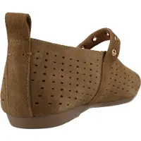 Carmela pour femme. 16314201-CAMEL Ballerines en cuir 163142 marron (39), Plat, Boucle, Casuel