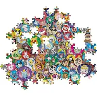 Clementoni , le Puzzle européen Made in Italie Puzzle Impossible Disney Emoji - 1000 pièces