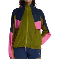 New Balance Veste de sport marine / vert / rose