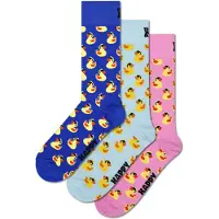 Happy socks Rubber Duck Gift Set Crew Socks 3 Pairs Multicolore EU 41-46 Homme,Femme