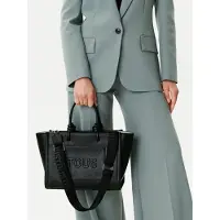 Tous pour femme. 2002025651 Sac Shopper M. Amaya T La Rue New Black (OSFA), Noir, Casuel, Polyuréthane
