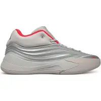 Adidas Chaussure de sport 'Dame X' gris clair / rouge / argent