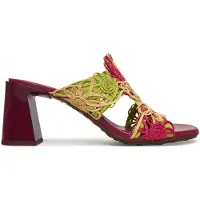Hispanitas pour femme. HV264801 Sandales Yellow Orchid (39), 5 à 8 cm, Aucun, Casuel, Fête, Multicolore