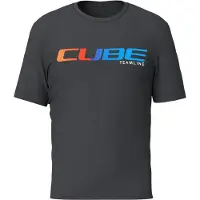 Cube Teamline Short Sleeve T-shirt Noir XS Homme