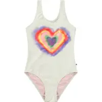 Molo Maillot de Bain - UV50+ - Nika - Rainbow Heart - - 3 ans (98) - Maillot de Bain