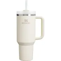 Stanley Quencher H2.O FlowState Tumbler gobelet en acier inoxydable avec paille grand format Cream Tonal 1 pcs
