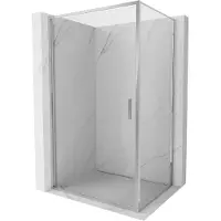Mexen Exo cabine de douche à charnière 85 x 110 cm, transparent, chrome - 817-085-110-01-00