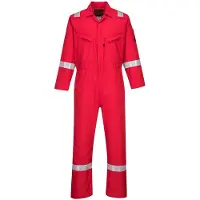 Portwest AF73 Araflame Argent Combinaison Rouge Gr. 40