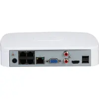 Dahua Technology Co IP raymo renginys 4 kam., 4K 16MP, 1HDD, 80Mbps, 4PoE jimai, H.265/H.264, IVS