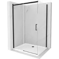 Mexen Cabine de douche OMEGA 120x90cm verre clair, cadre noir