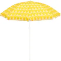 Mica Decorations Coeur Strandschirm - H180 x Ø160 cm - Gelb