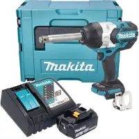 Makita Clé à chocs sans fil DTW 1005 RF1J 18 V 1360 Nm 3/4" Brushless + 1 batterie 3,0 Ah + chargeur + Makpac