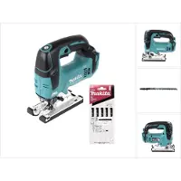 Makita DJV 182 Z Scie sauteuse sans fil 18V Brushless 26mm Solo + 5 Pièces Lames de scie L-2 pour bois ( A-86309 ) - sans Batterie ni Chargeur
