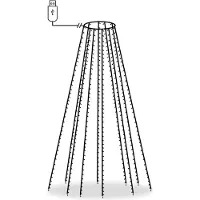 vidaXL Filet lumineux pour arbre de Noël avec 400 LED blanc froid 400 cm