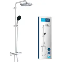 GROHE Vitalio Start 250 Système de douche avec mitigeur thermostatique pour montage mural, 26677001