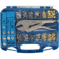 Bgs 572 Assortiment de boutons-pression à illet, 275 pcs.