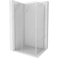 Mexen Roma cabine de douche avec porte battante 70 x 100 cm, Transparent, Chrome - 854-070-100-01-00