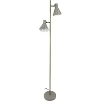 Dyberg Larsen Lampadaire , Sleep, Gris, Salon / séjour, Métal, Design