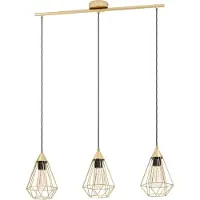 Eglo Lampe de table à manger dorée Tarbes