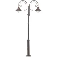 Faro Candélabre NAUTICA 2 flammes IP33 brun rouille