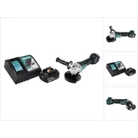 Makita DGA 517 RT1 Meuleuse d'angle sans fil 18 V 125 mm Brushless + 1x batterie 5,0 Ah + chargeur