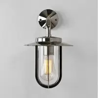 Astro Applique d'extérieur Montparnasse en style rétro, Variante : 205 x 330 x 240 mm, nickel brillant