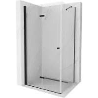 Mexen Lima Cabine de douche pliante 100 x 70 cm, transparente, noire - 856-100-070-70-00