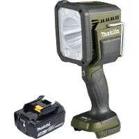 Makita DML 812 F1 Projecteur portatif sans fil 18 V 1250 lm LED Olive Grn Outdoor Adventure Edition spéciale + 1x batterie 3,0 Ah - sans chargeur