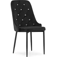 Leobert Chaise - - Amore - Noir - 48 X 56 X 93 Cm