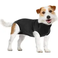 Suitical Recovery Suit Dog noir, taille : S+