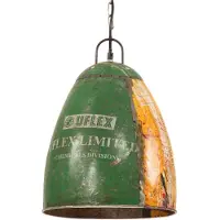 vidaXL Lampe à suspendre style industriel 25 W multicolore ronde 32 cm E27
