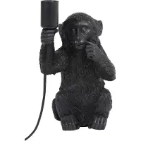 Light & Living Singe lampe de table Monkey Noir