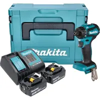 Makita DDF 083 SGJ Perceuse-visseuse sans fil 18 V 40 Nm 1/4'' Brushless + 2x batterie 6,0 Ah + chargeur + Makpac