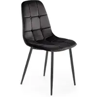 Halmar Chaise K417 velours noir